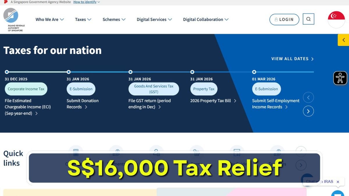 CPF Cash Top-Up Tax Relief