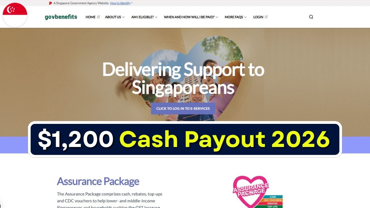 Singapore $1,200 Cash Payout 2026: